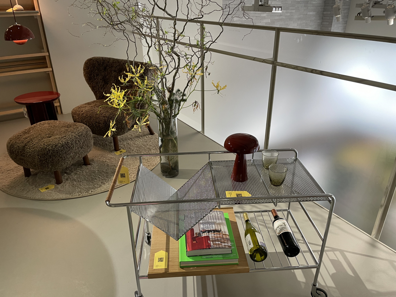 Danish living brand &Tradition‘s furniture and decorative items at 29 Seongsu. (Kim Da-sol/The Korea Herald)