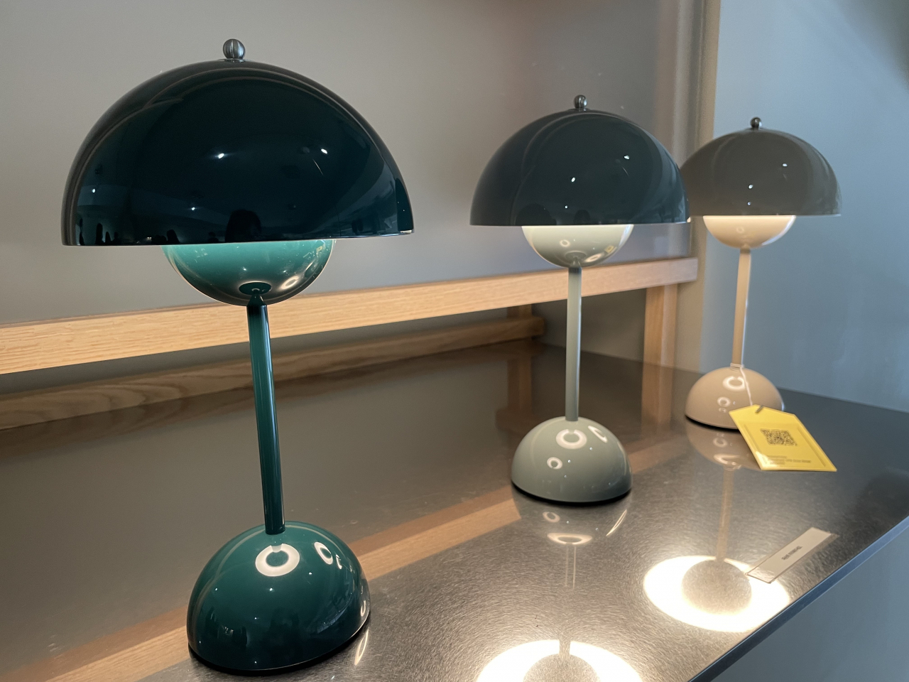 Hay‘s colorful lamps are displayed at 29 Seongsu. (Kim Da-sol/The Korea Herald)