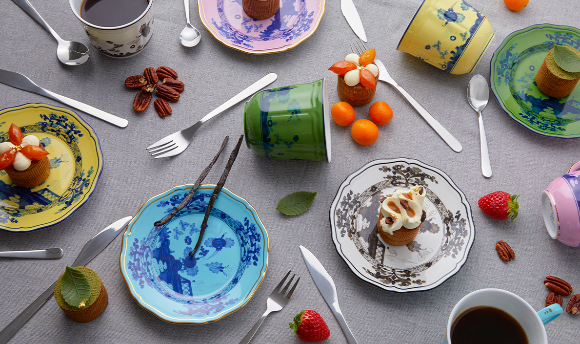 Ginori 1735 dessert set sold at 29 Seongsu. (29CM)