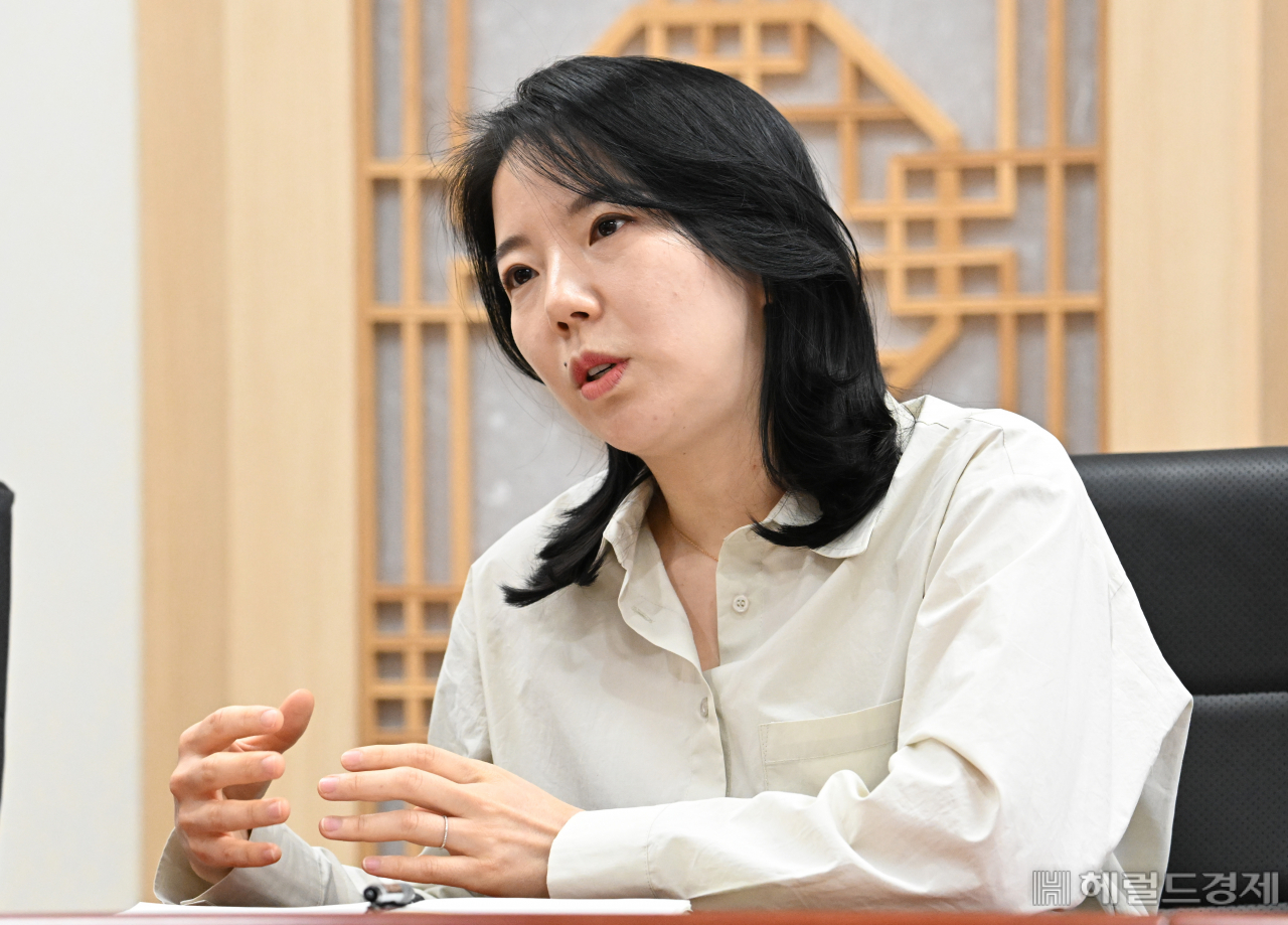 20일 대전광역시 서구 정부대전청사에서 특허청 특별사법경찰 김지언 수사관이 헤럴드경제와 인터뷰를 하고 있다. 대전=임세준 기자
