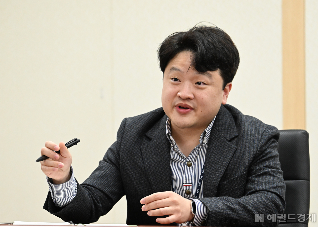 20일 대전광역시 서구 정부대전청사에서 특허청 특별사법경찰 최승진 수사관이 헤럴드경제와 인터뷰를 하고 있다. 대전=임세준 기자