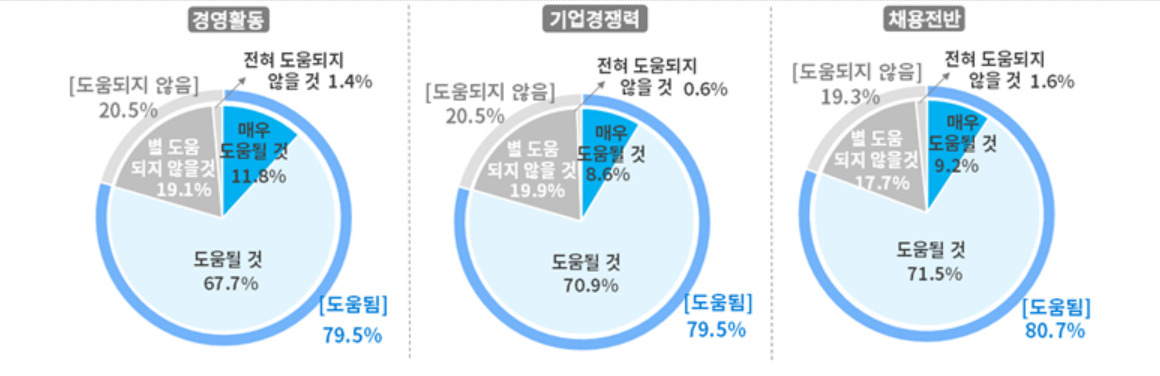 정부 노동개혁이 기업에 미칠 영향. [대한상공회의소 제공]