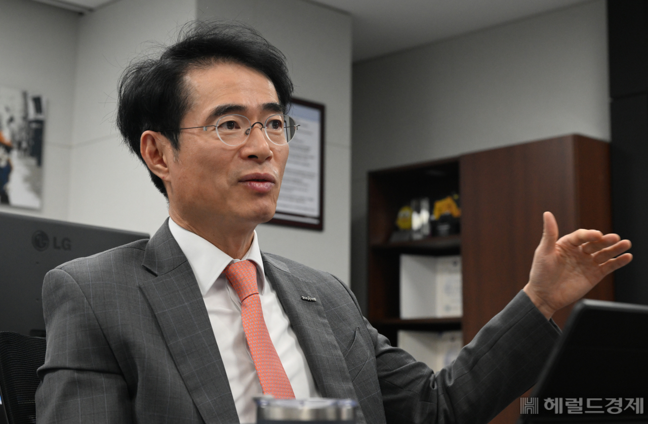 배영규 한국투자증권 IB그룹장이 2일 서울 영등포구 한국투자증권 본사에서 헤럴드경제와 인터뷰를 하고 있다. 임세준 기자
