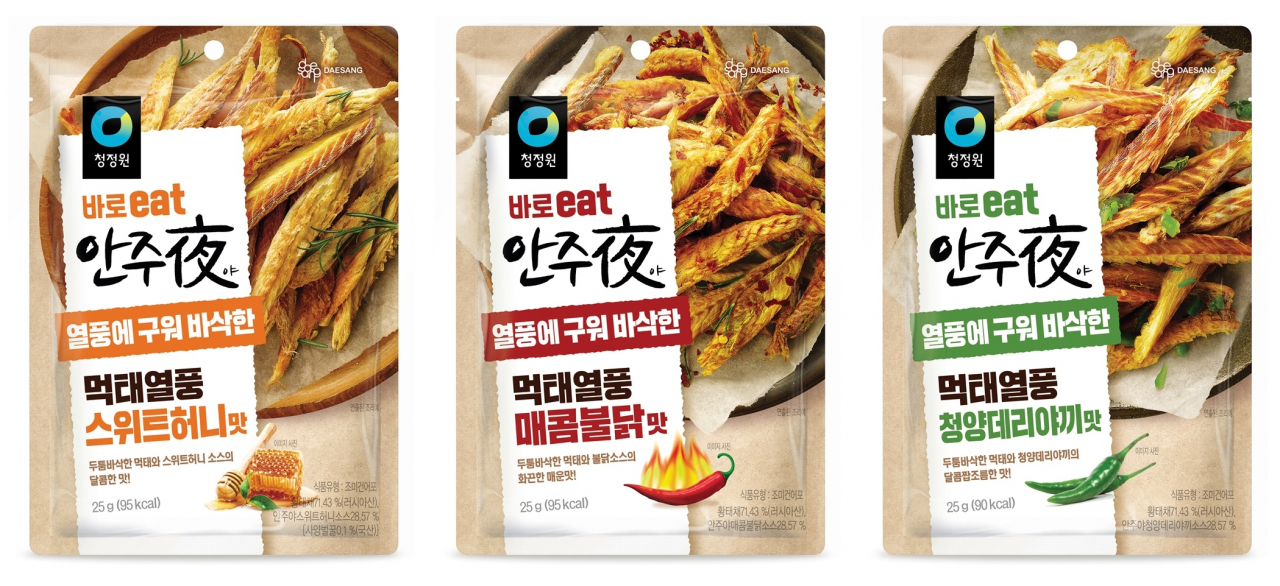 청정원 안주야 ‘먹태열풍’ 3종. [대상 제공]