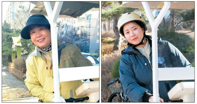 hy 경서지점 안산영업소의 ‘모녀 프레시 매니저’ 최옥희(56·오른쪽) 씨와 이소현(29) 씨. [hy 제공]