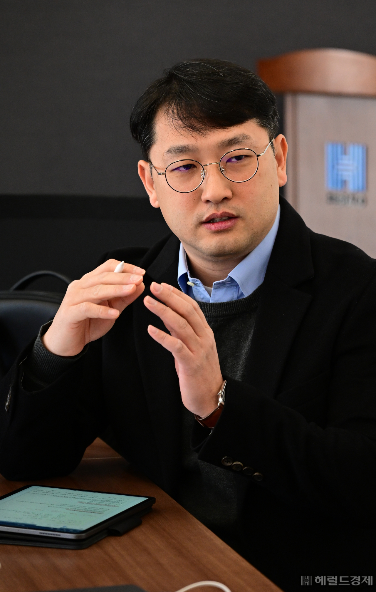 6일 오전 서울 용산구 헤럴드스퀘어에서 열린 ‘의대 쏠림 긴급 좌담회’에서 이선종 한국생산기술연구원 친환경융합소재 수석연구원이 발언하고 있다. [사진=박해묵 기자]