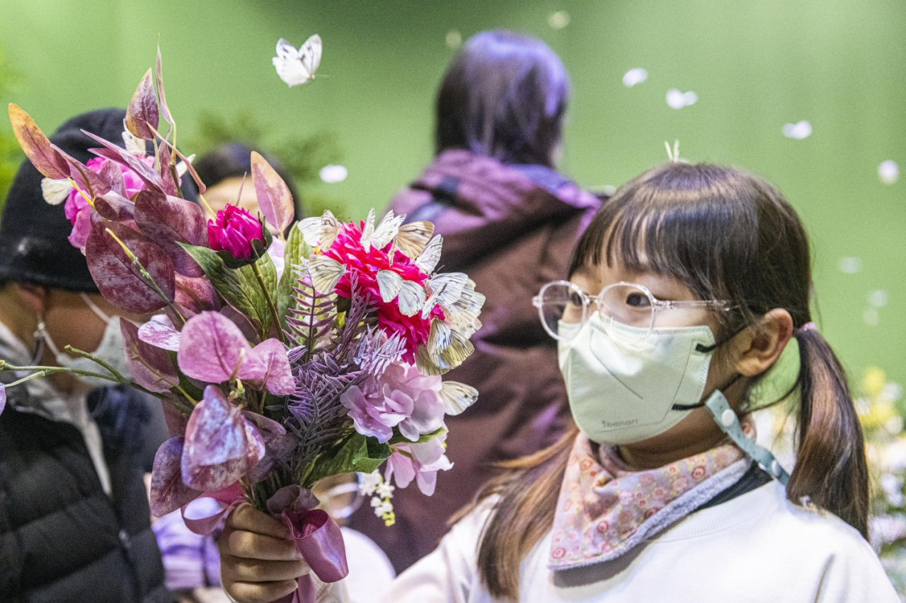 삼성물산 리조트부문 에버랜드의 ‘라이브 나비 체험관’ [삼성물산 제공]