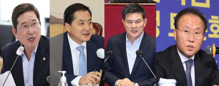 김학용, 박대출, 김태호, 윤재옥 국민의힘 의원[연합]