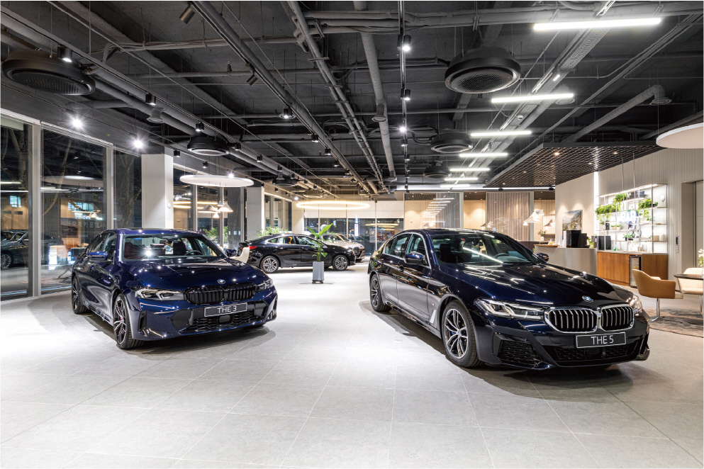 BMW 한독 모터스 서대구 전시장_전시공간. [BMW 한독모터스 제공]