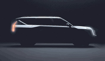 플래그십 전기 SUV ‘EV9’티저. [기아 제공]
