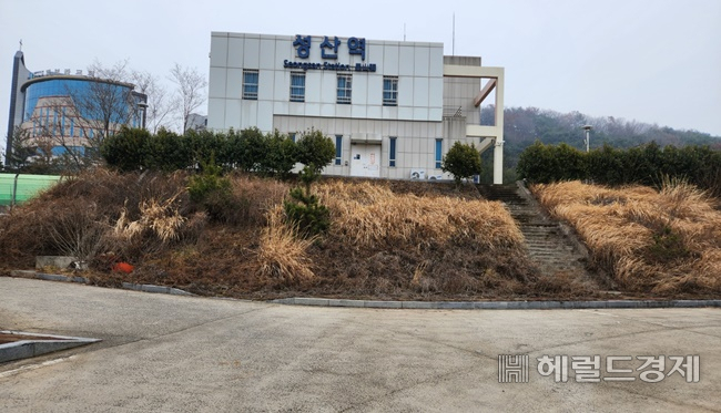 경전선 순천 도심 우회 노선 정차역으로 검토되고 있는 성산역(폐역). /박대성 기자.