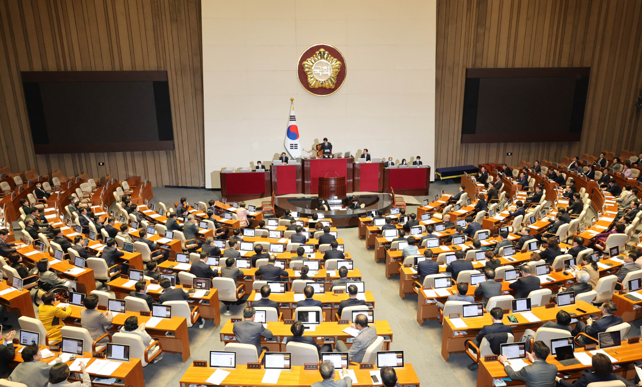 국회 본회의장 사진 임세준 기자