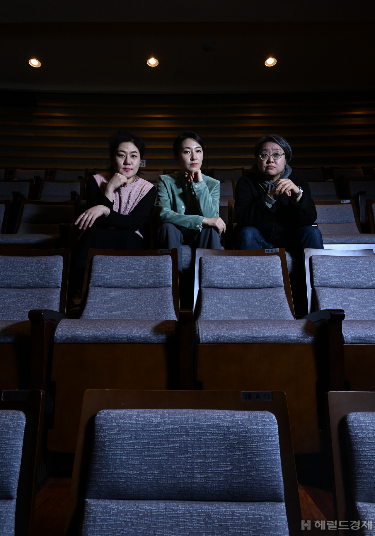 창극 ‘정년이’ 배우 조유아, 이소연, 남인우(왼쪽부터). 임세준 기자