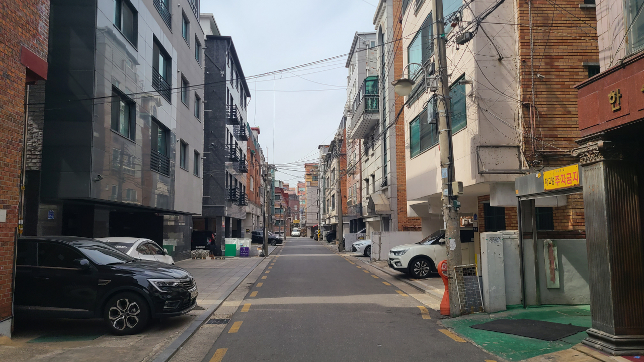 모아타운을 준비 중인 삼전동 일대. 서영상 기자