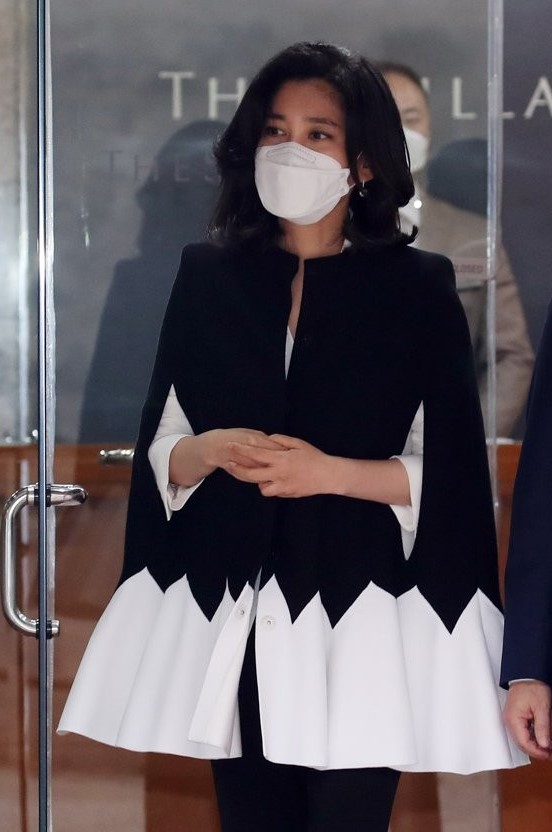 이부진 호텔신라 사장이 2020년 3월 19일 서울 중구 삼성전자 장충사옥에서 열린 호텔신라 정기 주주총회에 참석한 뒤 현장을 나서고 있다. [연합]