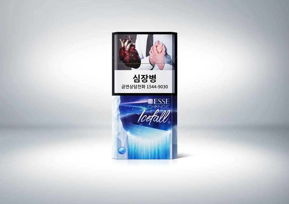 KT&G 마이크로슬림 담배 ‘에쎄 체인지 아이스폴’ 제품. [KT&G 제공]