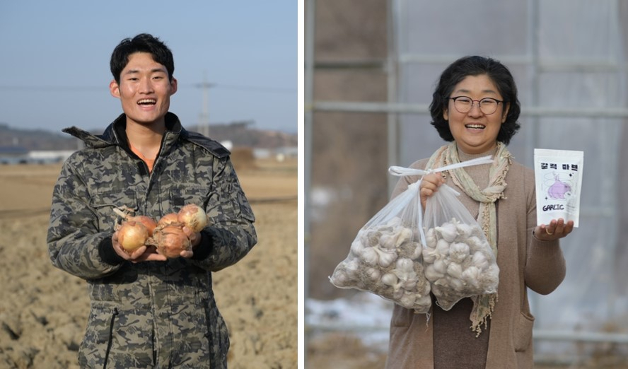 못난이농산물 제공 농가 [SK실트론 제공]