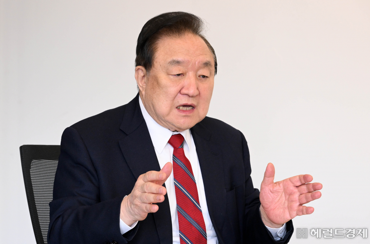 정대철 대한민국 헌정회 신임 회장(자료사진). 이상섭 기자