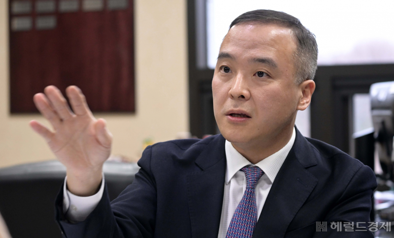 15일 오후 서울 서초구 대검찰청에서 안동건 대검찰청 사이버수사과장(부장검사)이 헤럴드경제와 인터뷰를 하고 있다. 이상섭 기자
