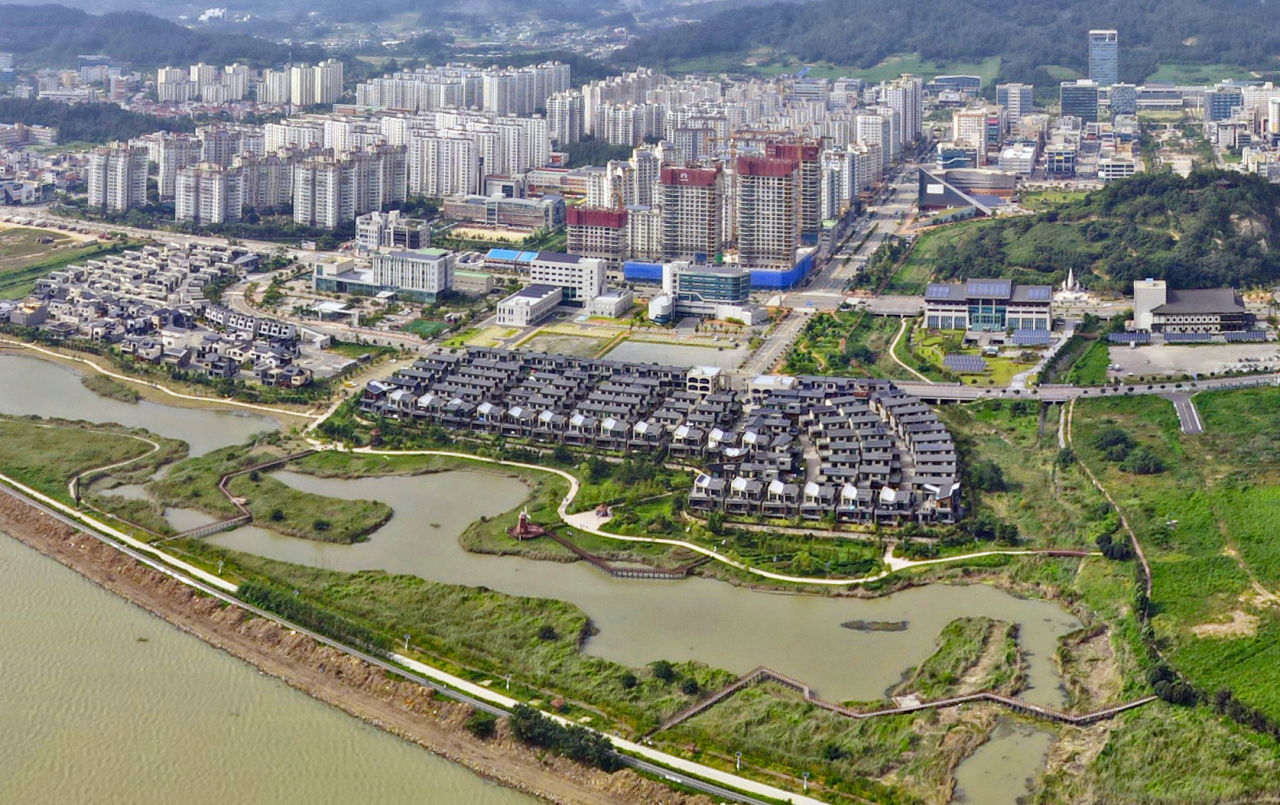 남악수변공원 전경