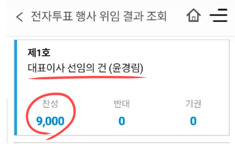 한국예탁결제원의 전자투표 시스템을 통해 KT 주주총회 의결권을 행사했다며 개인주주가 인증한 화면. [네이버 카페]