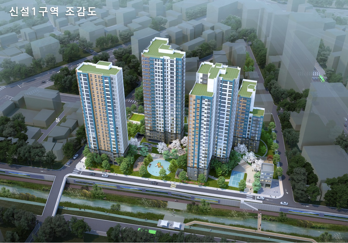 신설1구역 조감도. [한국토지주택공사(LH) 제공]