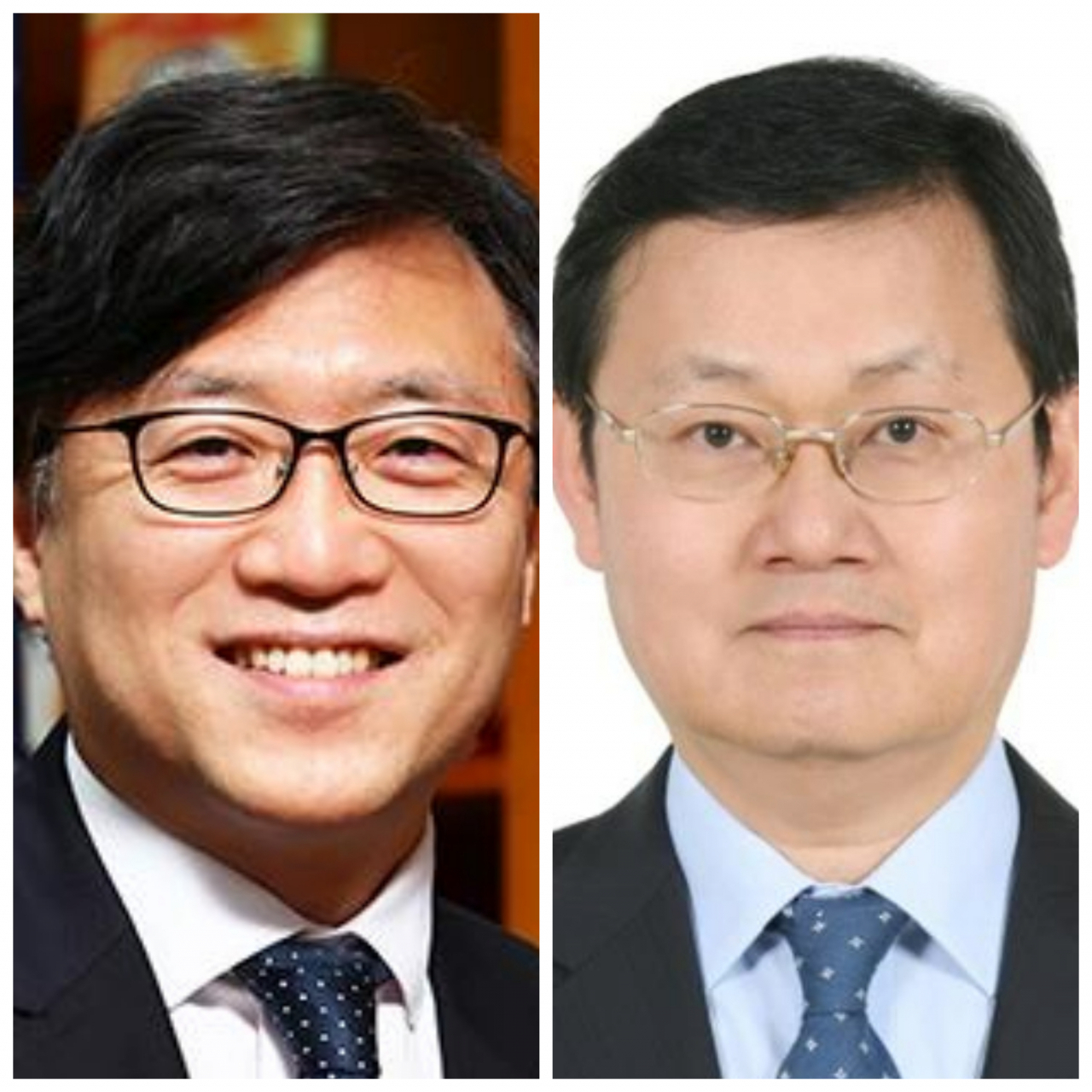 NH농협금융의 신임 사외이사 후보자로 추천된 이윤석 한국금융연구원 해외금융협력지원센터장(왼쪽), 이종화 고려대 경제학과 교수(오른쪽).[NH농협금융 제공]