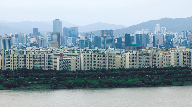 서울 강남구 압구정 현대아파트 모습 [연합]