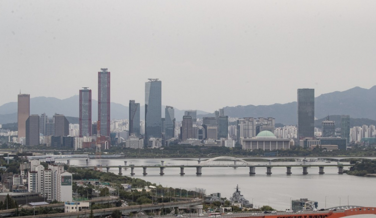 증권업체가 몰려있는 서울 영등포구 여의도동 모습 [연합]