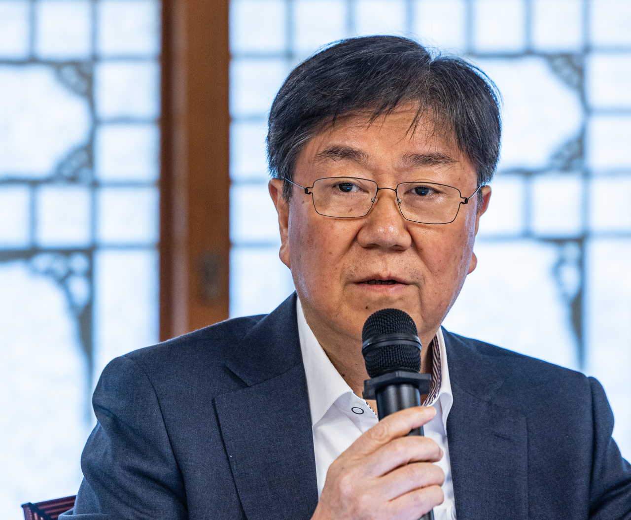 김대기 대통령실 비서실장이 19일 오후 서울 종로구 총리공관에서 한덕수 국무총리와 국민의힘 김기현 대표 등 당과 정부, 대통령실 핵심 관계자들이 참석한 가운데 열린 당정 협의에서 발언하고 있다. [연합]