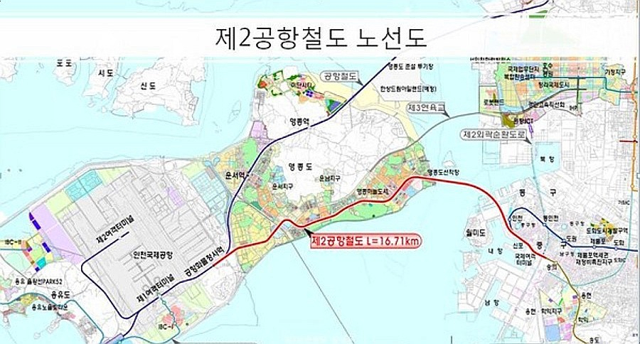제2공항철도 노선도