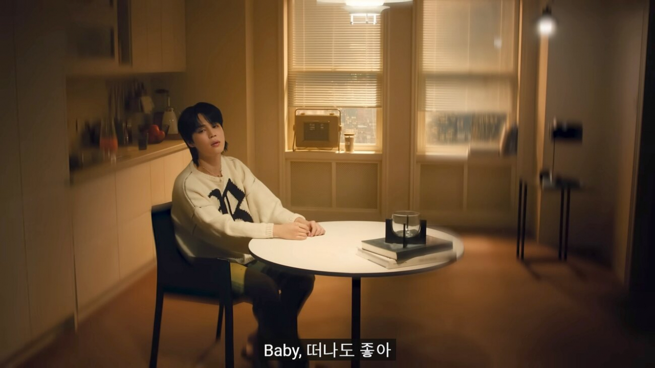 BTS 지민의 ‘Like Crazy’ 공식 뮤직비디오 화면캡쳐.