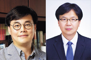 박인규(왼쪽) KAIST 교수와 정준호 한국기계연구원 박사 [KAIST 제공]
