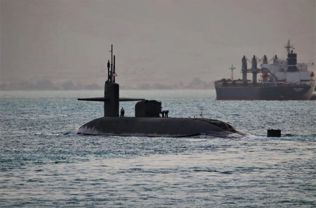 미해군 원자력 잠수함 'USS 플로리다' [로이터]