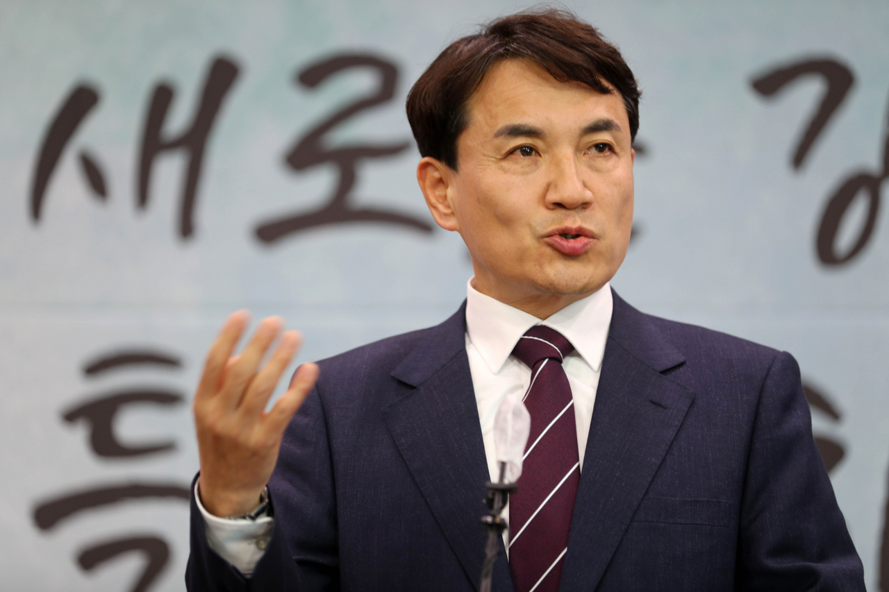 김진태 강원지사. [연합]
