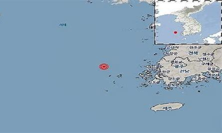 전남 신안 흑산도 지진