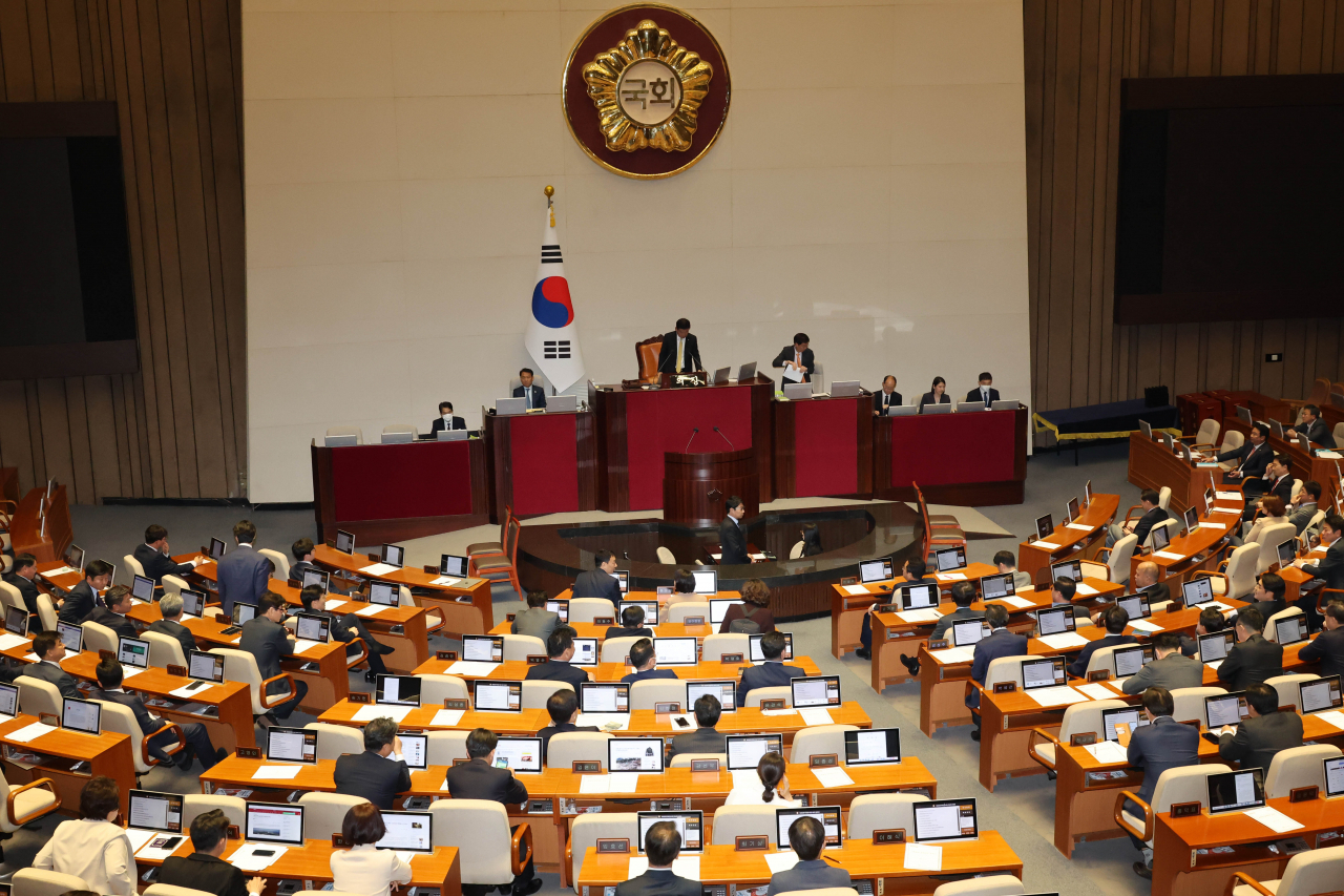 13일 국회 본회의. [연합]