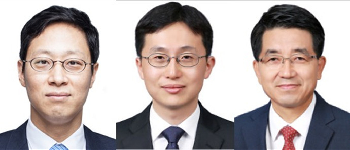 이승표(왼쪽부터) 서울대병원 교수, 김택형 서울대 교수, 현택환 서울대 교수.[IBS 제공]