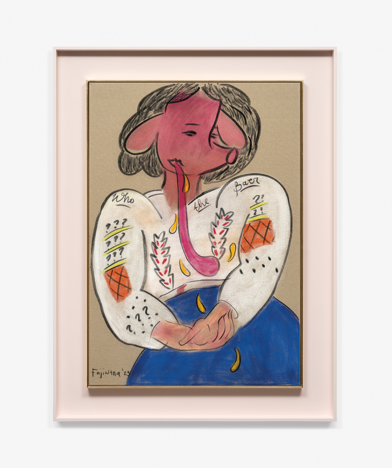 "Who's a Muse (Pink Lady)" by Simon Fujiwara (Gallery Hyundai)