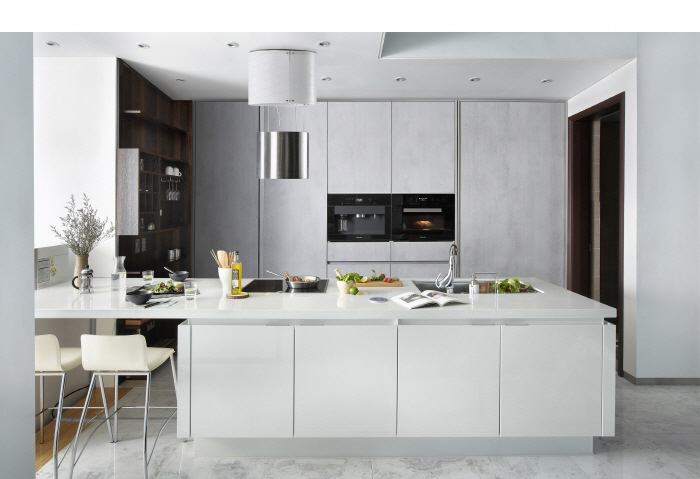 Promotional image of a kitchen decoration (Hanssem)