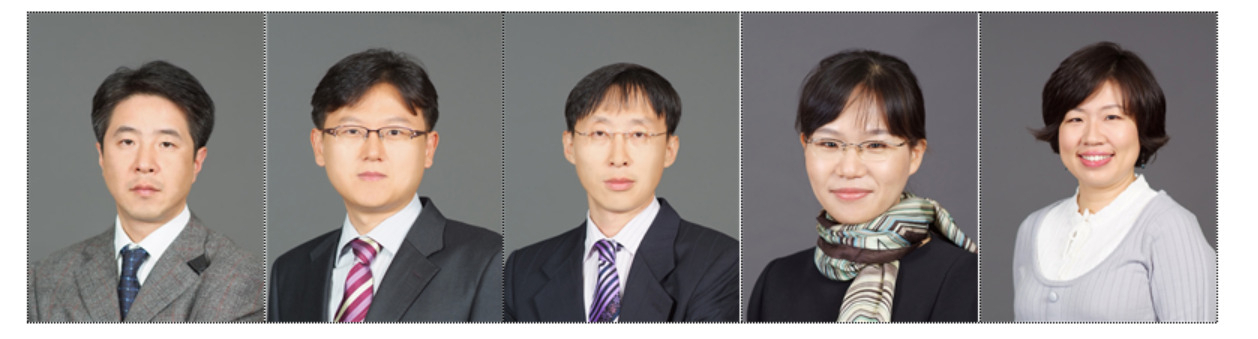 제56회 과학의 날 한국재료연구원 포상자. 유지훈(왼쪽부터) 유지훈 분말재료연구본부장, 한병동 세라믹재료연구본부장, 고재웅 책임연구원, 하헌영 책임연구원, 강주희 선임연구원.[한국재료연구원 제공]