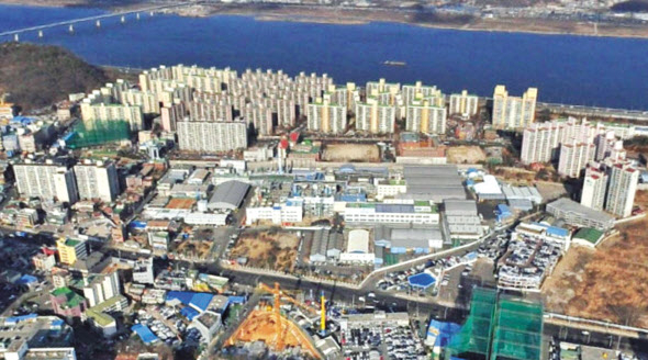 서울 강서구 가양동 CJ제일제당 바이오연구소 부지 모습 [네이버 항공뷰]