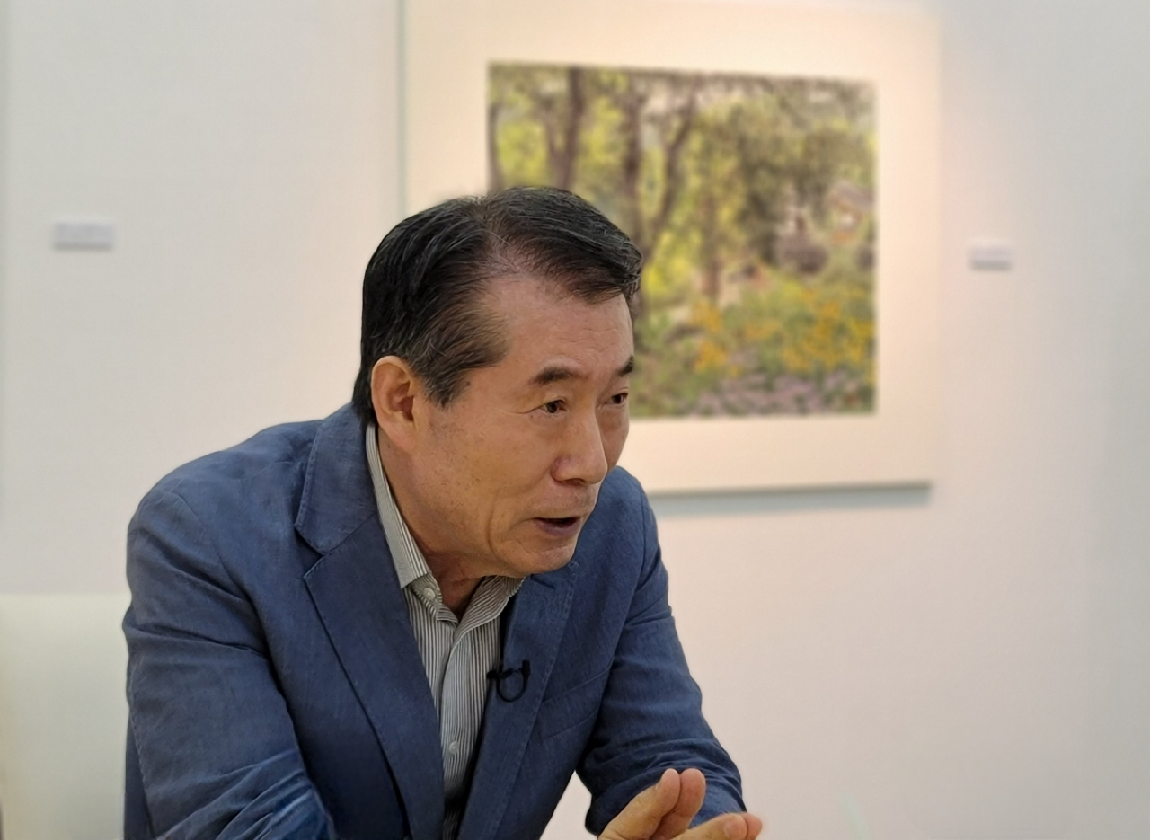 오용길 화백 [이한빛 기자]