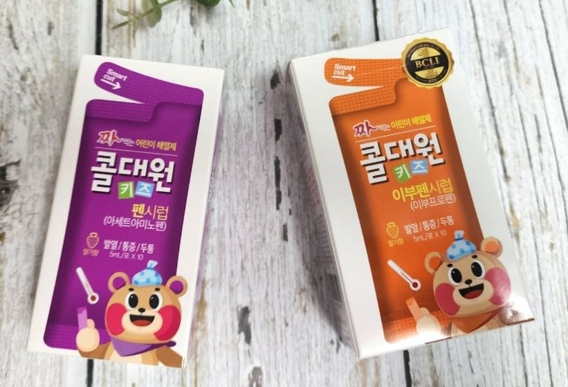 온라인 커뮤니티에서 상분리 문제가 제기된 대원제약 콜대원키즈펜시럽 [온라인 캡쳐]