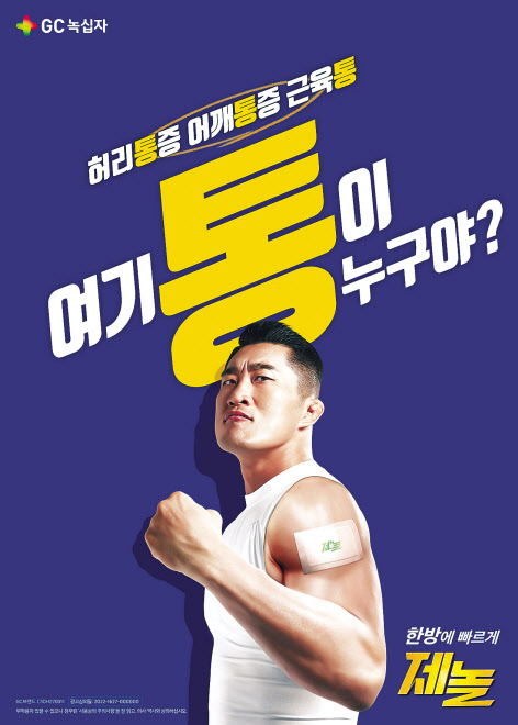 최근 김동현을 모델로 발탁한 GC녹십자 제놀 [각사 제공]