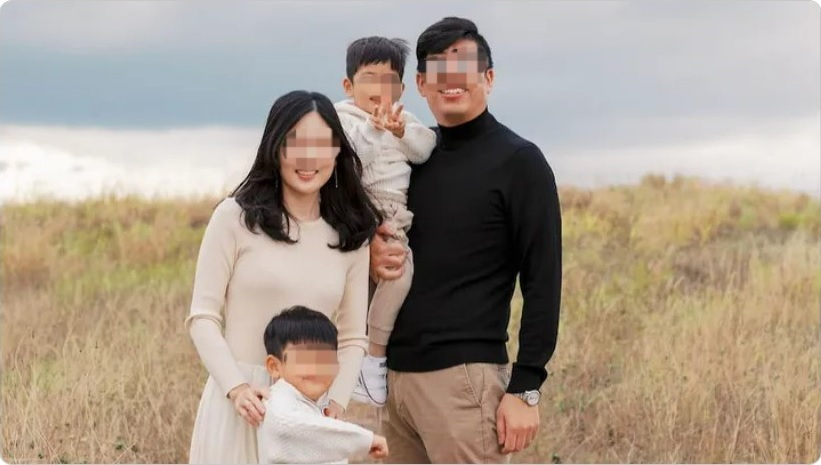 조규성(38)·강신영(36)씨 부부와 두 자녀. [고펀드미 홈페이지 캡처]