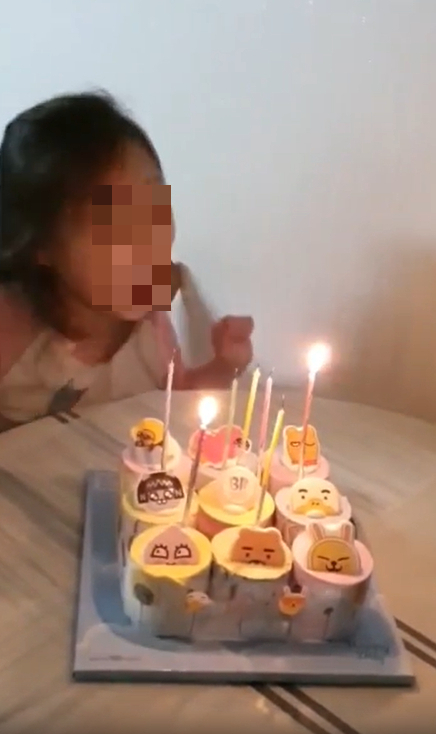 고(故) 황예서양 아버지가 올린 영상의 일부. ['뽐뿌' 캡처]