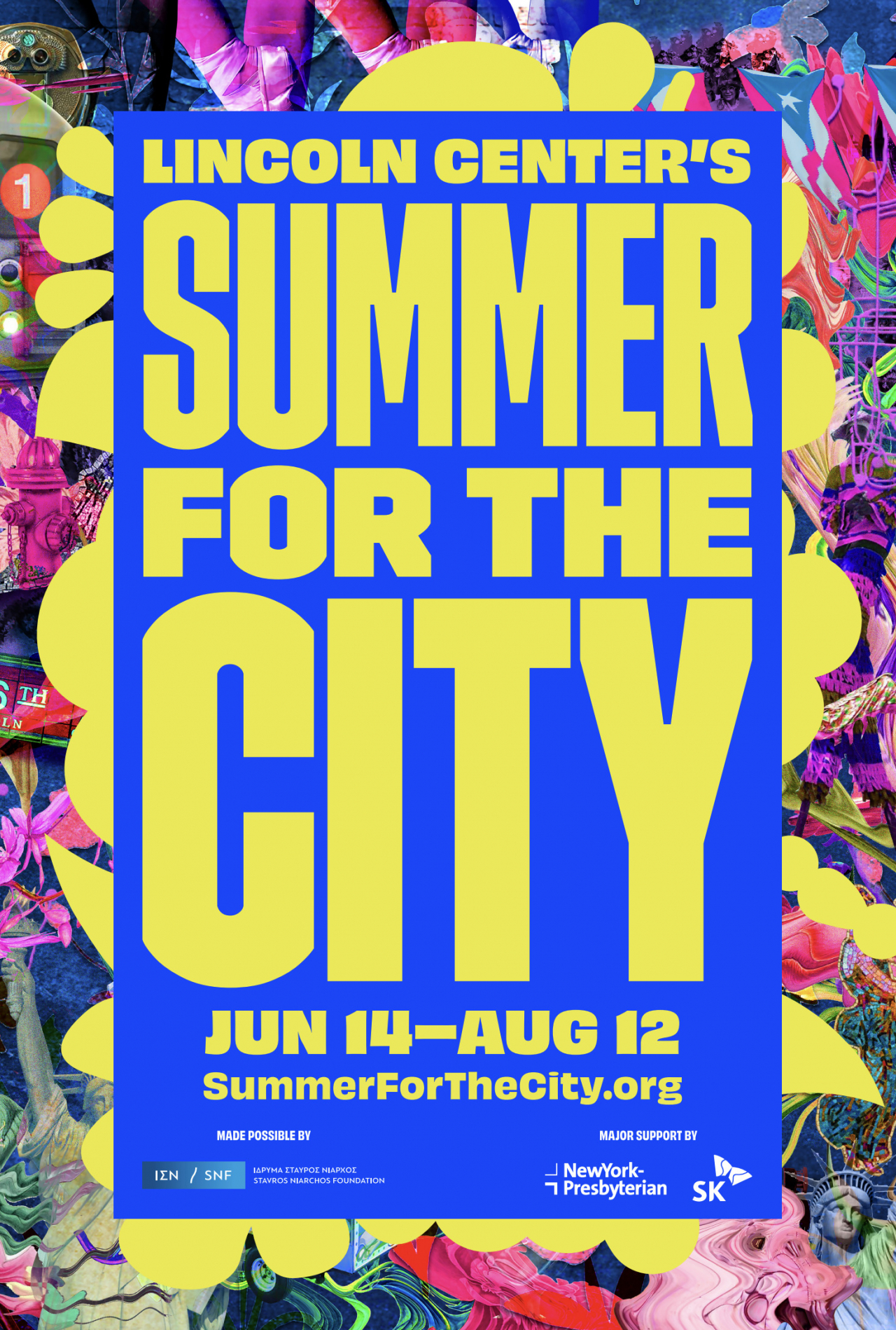 링컨센터 썸머 포 더 시티(Lincoln Center's Summer for the City) 포스터 [SK 제공]