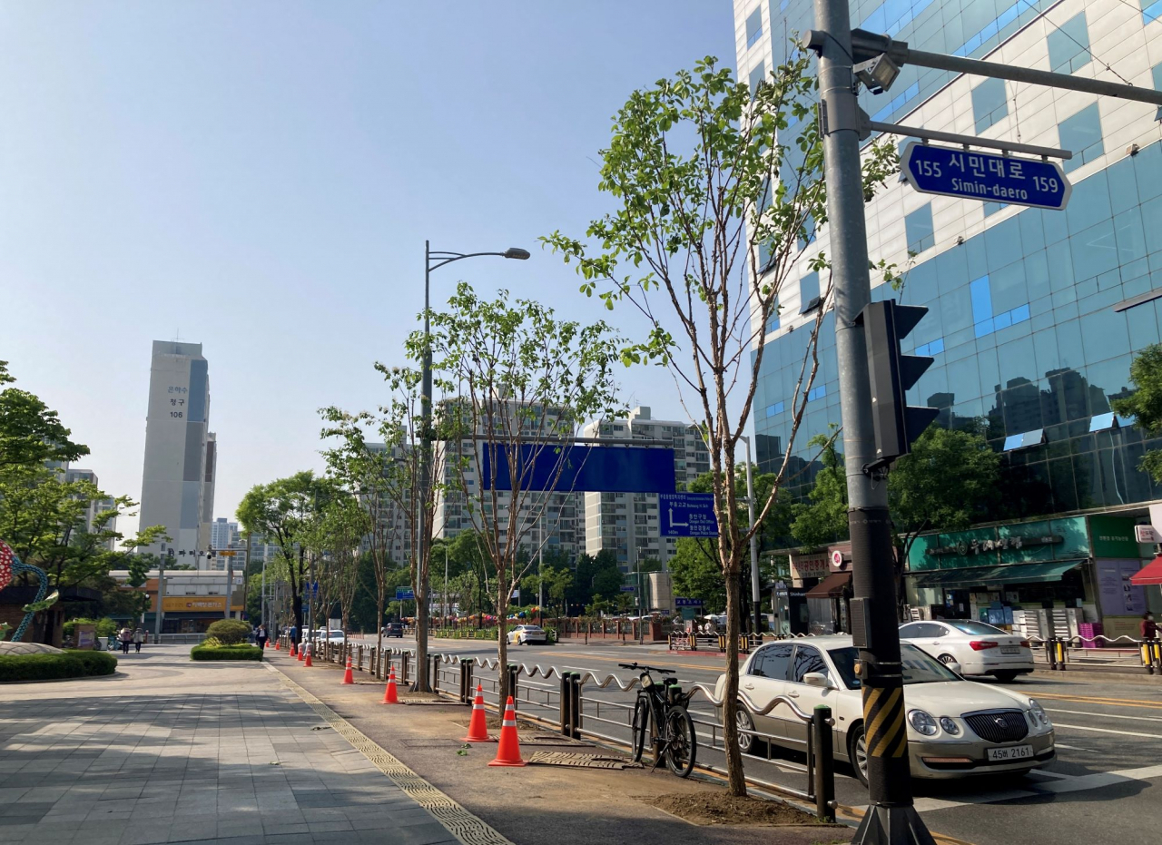달안로 이팝나무[안양시 제공]
