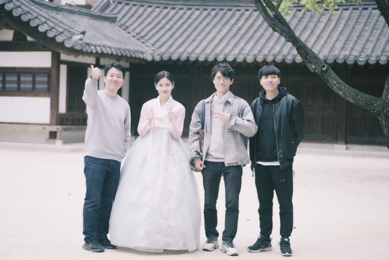 왼쪽부터 이준혁, 한해솔, 윤영준, 이정훈